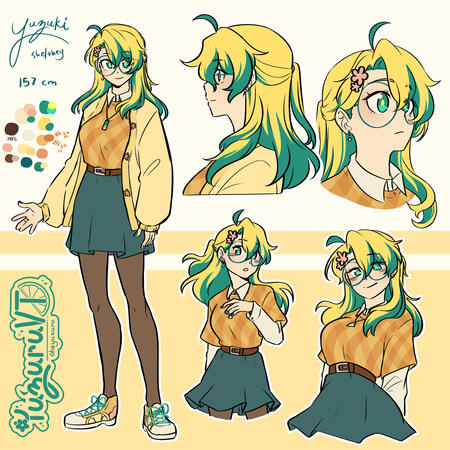 Yuzuki Reference Sheet
