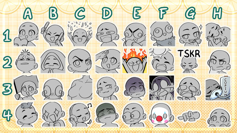 ych emote bases